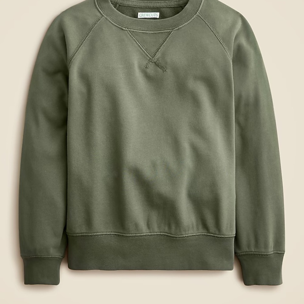 Crewcuts Forest Green Crewneck Sweater